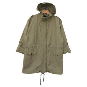 Trouve Jacket Womens Small Green Hooded Utility Oversized Full Zip Cotton